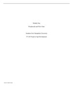 Module OnePseudocode and Flow ChartSouthern New Hampshire Un