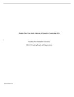 Module Four Case Study: Analysis of Eduardos Leadership St