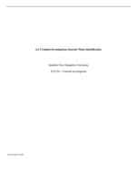 6-2 Criminal Investigations Journal: Photo IdentificationSou