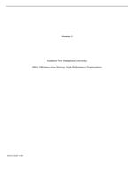 Module 2Southern New Hampshire UniversityMBA-580 Innovation