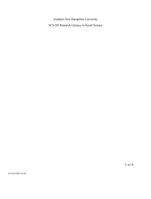 Southern New Hampshire UniversitySCS 285 Research Literacy i