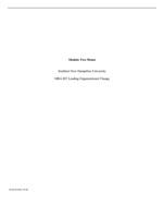 Module Two MemoSouthern New Hampshire University MBA 687 Lea