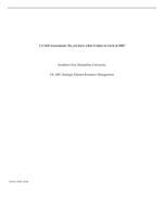 1-2 Self-Assessment: Do you have what it takes to work in HR