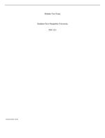 Module Two EssaySouthern New Hampshire UniversityPSY-321 02: