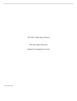 PSY-540 7-2 Short Paper: DyslexiaPSY-540 Cognitive Processes