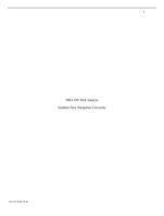 1MBA 699: Risk AnalysisSouthern New Hampshire University 02: