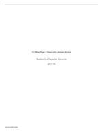 2-2 Short Paper: Critique of a Literature ReviewSouthern New