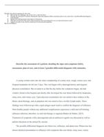 Describe your clinical experience for this week.Did you f