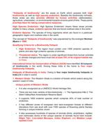 hotspots of biodiversity in India