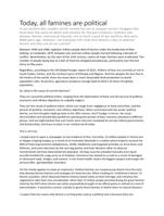 Today, all famines are political