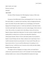 ENGL 001B - ESSAY #3 (CAUSE OR EFFECT)