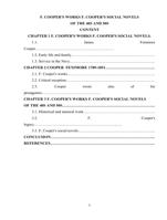 F. COOPER'S WORKS F. COOPER'S SOCIAL NOVELS OF THE 40S AND 50S