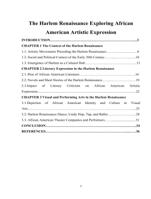 The Harlem Renaissance Exploring African American Artistic Expression