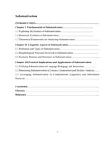 Substantivation Substantivation