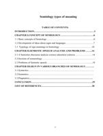 Semiology types of meaning Semiology types of meaning