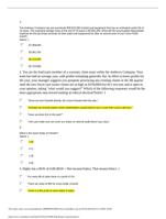 COMP XM Round 2 exam questions and answer