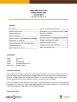 MKT 3240 (T07) (3 CH)DIGITAL MARKETINGSummer 2019 PDF