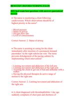 HESI EXIT 2023/2024 NURSING EXAM  2021 hesi exam best questions with answers guaranteed success