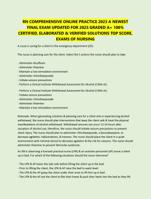 RN COMPREHENSIVE ONLINE PRACTICE 2023 A NEWEST  FINAL EXAM UPDATED FOR 2025 GRADED A+