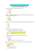NR 507 WEEK 4 MIDTERM EXAM Questions and Answers | Verrified