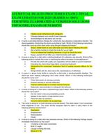 ATI MENTAL HEALTH PROCTORED EXAM 2- FINAL  EXAM UPDATED FOR 2025 GRADED A+