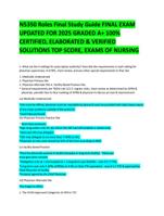 N5350 Roles Final Study Guide FINAL EXAM  UPDATED FOR 2025 GRADED A+