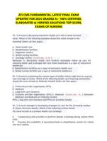 ATI CMS FUNDAMENTAL LATEST FINAL EXAM  UPDATED FOR 2025 GRADED A+