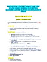 RNSG 1412 EXAM 4 STUDY FOCUS LATEST FINAL EXAM  UPDATED FOR 2025 GRADED A+