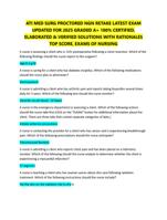 ATI MED SURG PROCTORED NGN RETAKE LATEST EXAM  UPDATED FOR 2025 GRADED A+