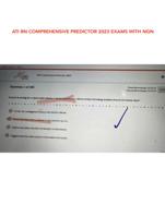 ATI RN COMPREHENSIVE PREDICTOR 2023 EXAMS WITH NGN