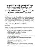 Next-Gen NCLEX-RN: Identifying Prioritization, Delegation, and Scope of Practice Questions | Verified NCLEX Strategy Guide