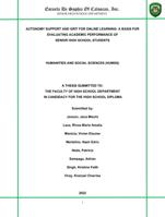 AUTONOMY SUPPORT AND GRIT FOR ONLINE LEARNING: A BASIS FOR EVALUATING ACADEMIC PERFORMANCE OF SENIOR HIGH SCHOOL STUDENTS