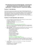 ATI Med Surg Proctored NGN Retake | Actual Exam Questions with Correct Detailed Answers and Rationales | Verified | 2025/2026