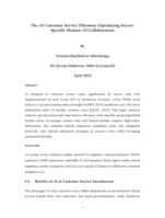 The AI Customer Service Dilemma: Optimizing Sector- Specific Human-AI Collaboration