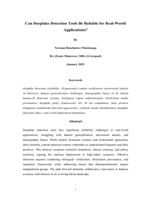 Can Deepfake Detection Tools Be Reliable for Real-World Applications?