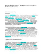 NIMS IS-700.b Final Exam Questions & Verified Answers 2025 | FEMA Certified | A+ Guaranteed Pass