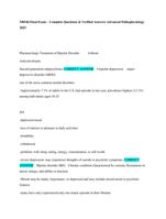 NR546 Final Exam  Complete Questions & Verified Answers | Advanced Pathophysiology 2025