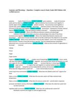 OpenStax Anatomy & Physiology 2e Ch 1 An Introduction to the Human Body exam with correct answers.