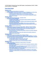 ATI RN Pediatric Nursing Exam (Latest 2025 Update) | Actual Questions & 100% Verified Correct Answers | A+ Guaranteed