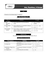 - Foundations of Sets and Functions