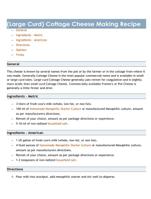 information about cheese and yogurt