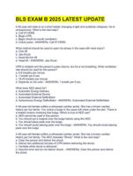 BLS EXAM B 2025  LATEST UPDATE