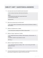 CMN 571 UNIT 1 QUESTIONS & ANSWERS