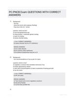 PC-PNCB Exam QUESTIONS WITH CORRECT ANSWERS