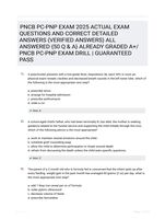 PNCB PC-PNP EXAM 2025 ACTUAL EXAM  QUESTIONS AND CORRECT DETAILED ANSWERS  (VERIFIED ANSWERS) ALL ANSWERED {50 Q & A}  ALREADY GRADED A+/ PNCB PC-PNP EXAM DRILL |  GUARANTEED PASS