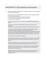 PNCB PNP-PC Test Questions and Answers