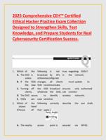 2025 Comprehensive CEH Certified  Ethical Hacker Practice Exam Collection  Designed to Strengthen Skills, Test