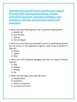 2026 Advanced CompTIA PenTest+ practice exam updated  November 2025, featuring ethical hacking scenarios,  vuln