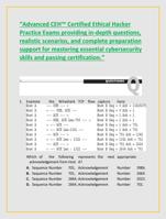 Advanced CEH Certified Ethical Hacker  Practice Exams providing in-depth questions,  realistic scenarios, and