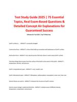 Test Study Guide 2025 | 75 Essential Topics, Real Exam-Based Questions & Detailed Concept Air Explanation